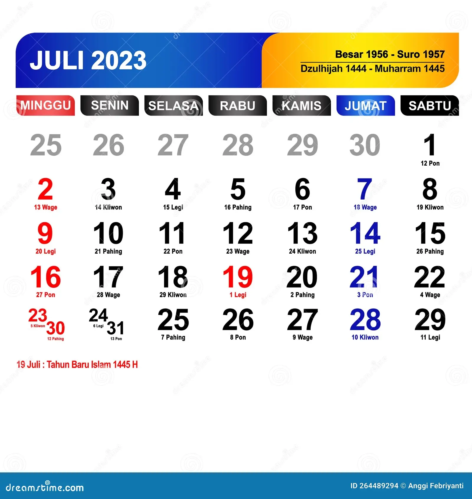 Kalender Bulan Juli 2023 Lengkap Dengan Hari Libur Stock Photo Illustration Of November Lengkap 264489294