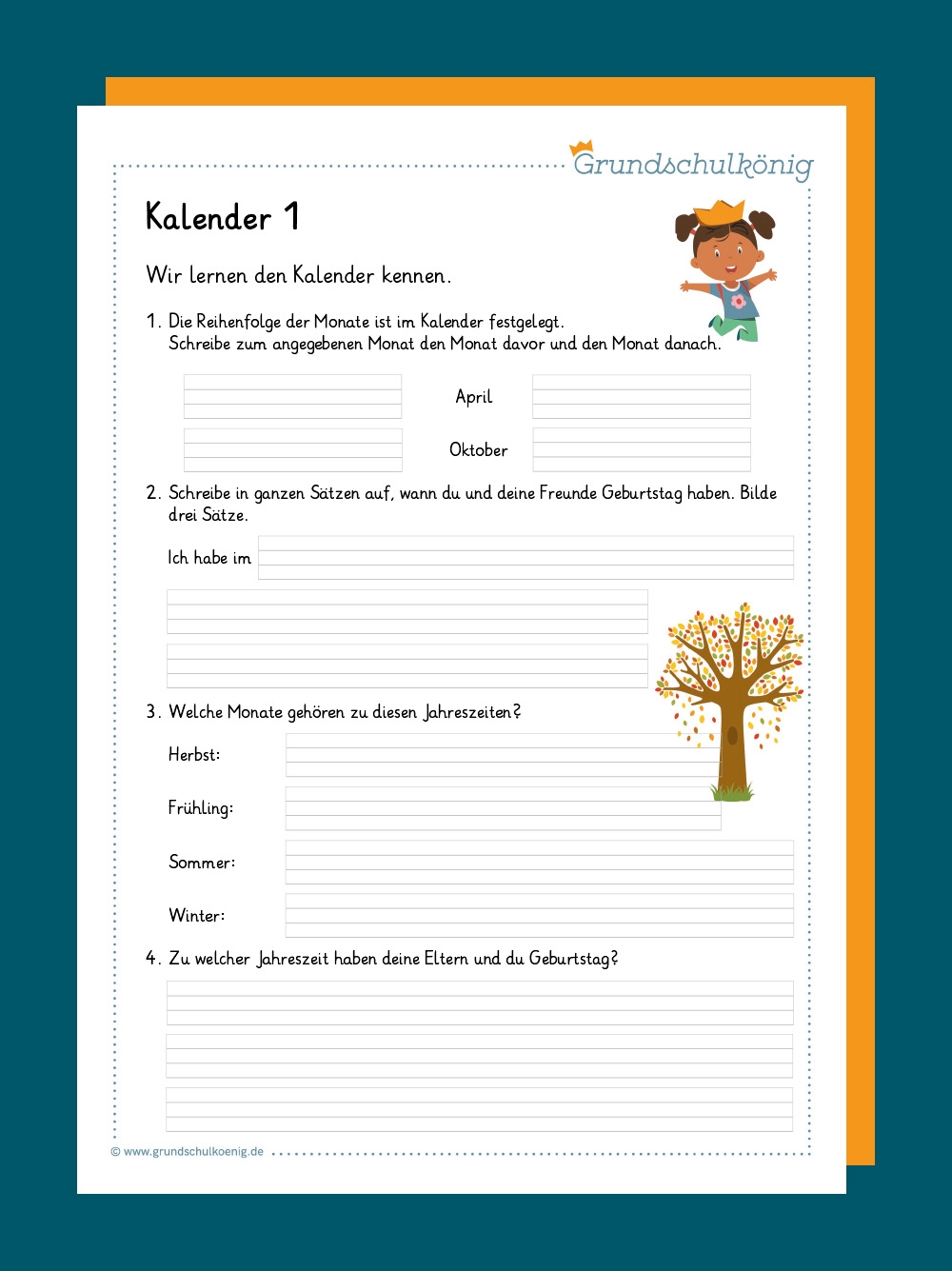Arbeitsblätter 2. Klasse