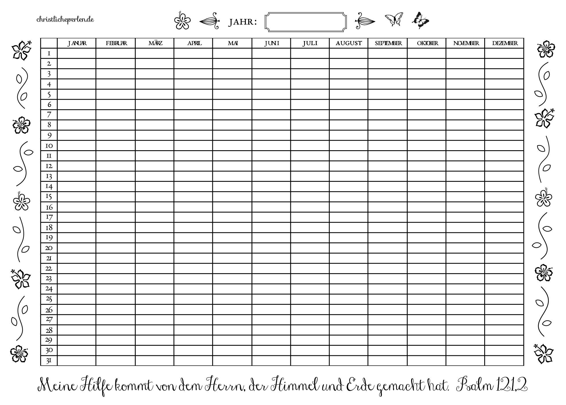 Kalender Drucken Christliche Perlen Kalender Drucken Christliche Perlen