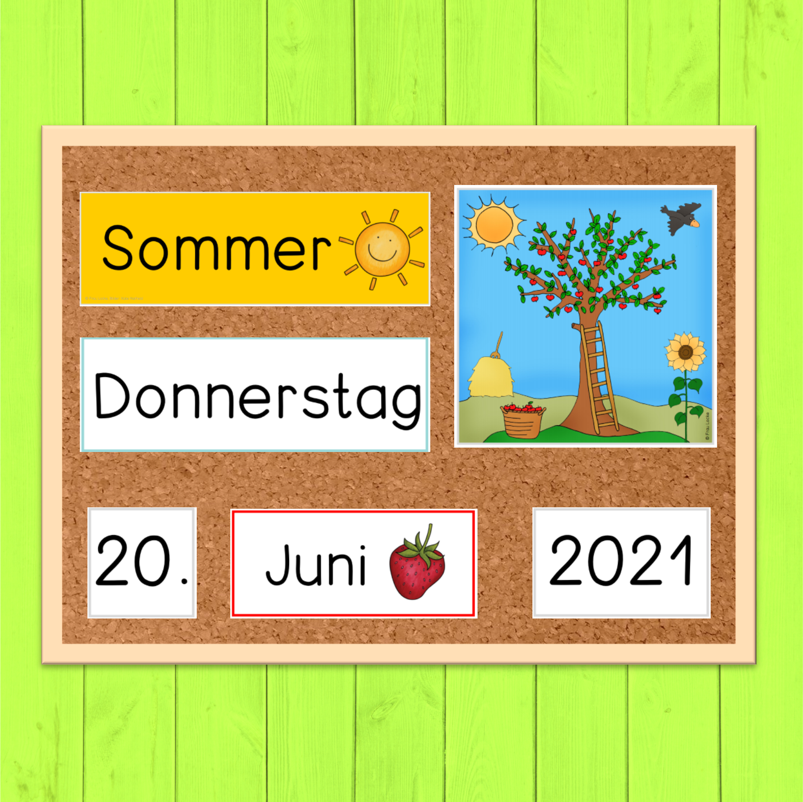 Kalender F rs Klassenzimmer Frau Locke