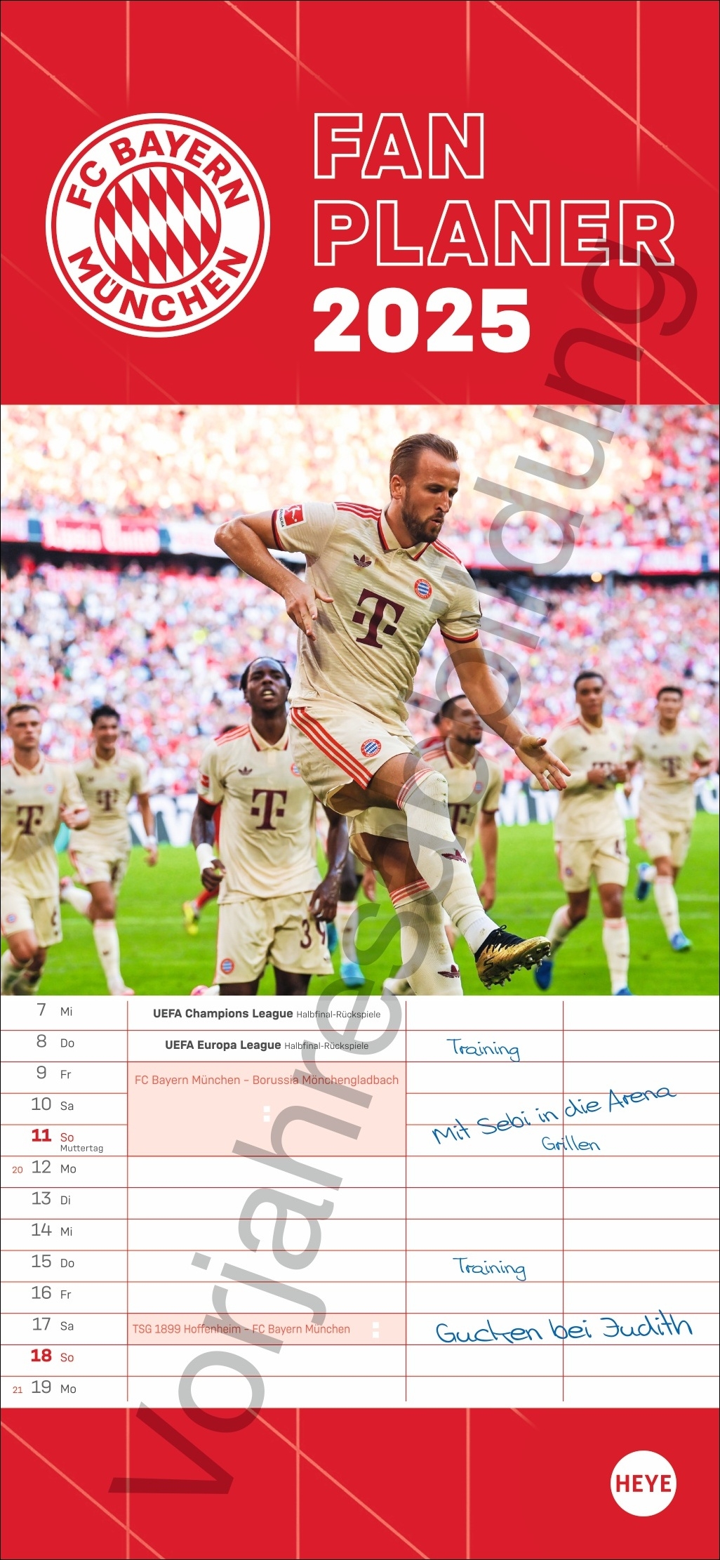 Kalender FC Bayern M nchen Fanplaner 2026 Online Kaufen