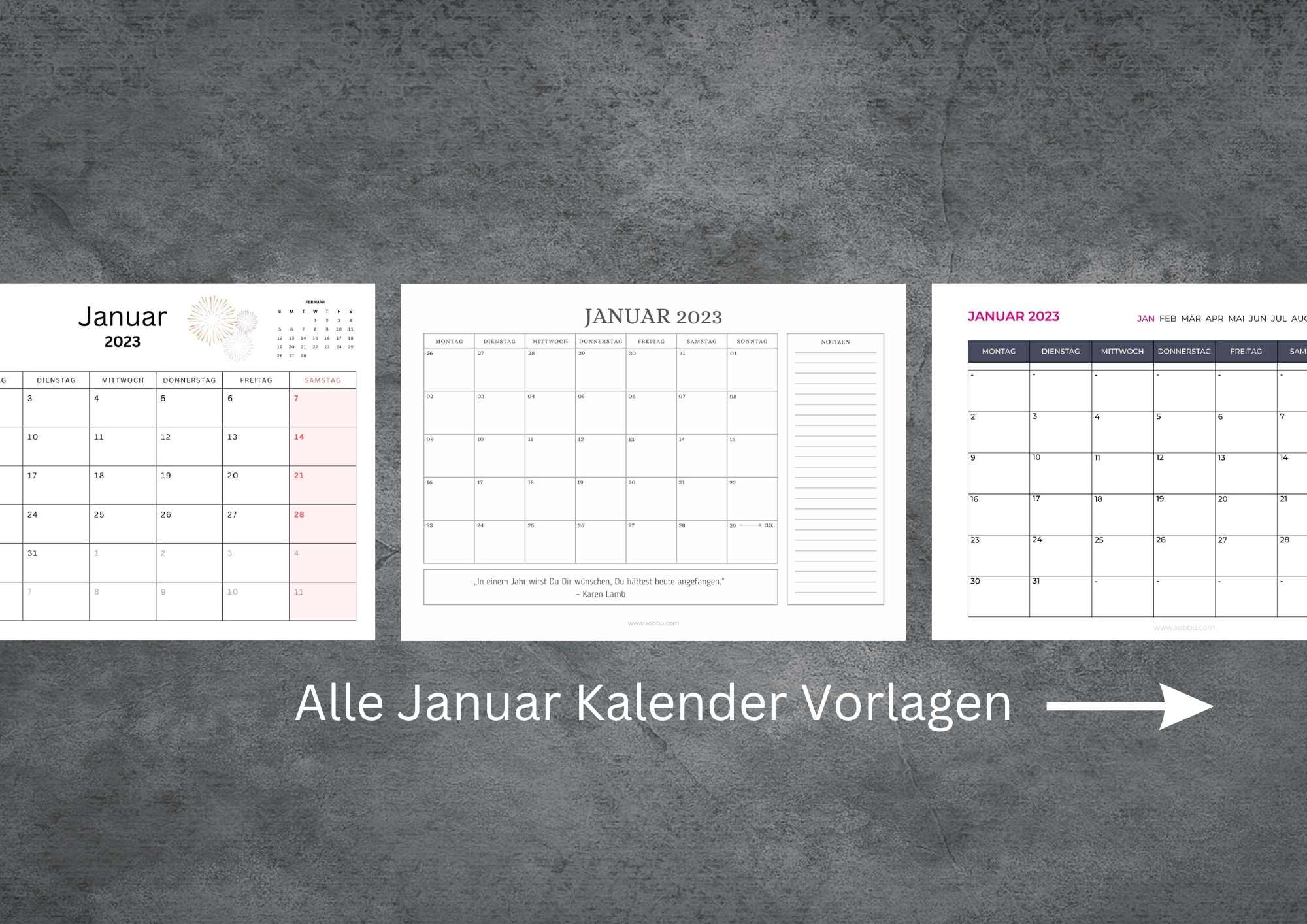 Kalender Januar 2023 Vorlagen Zum Ausdrucken Kostenlos PDF Xobbu