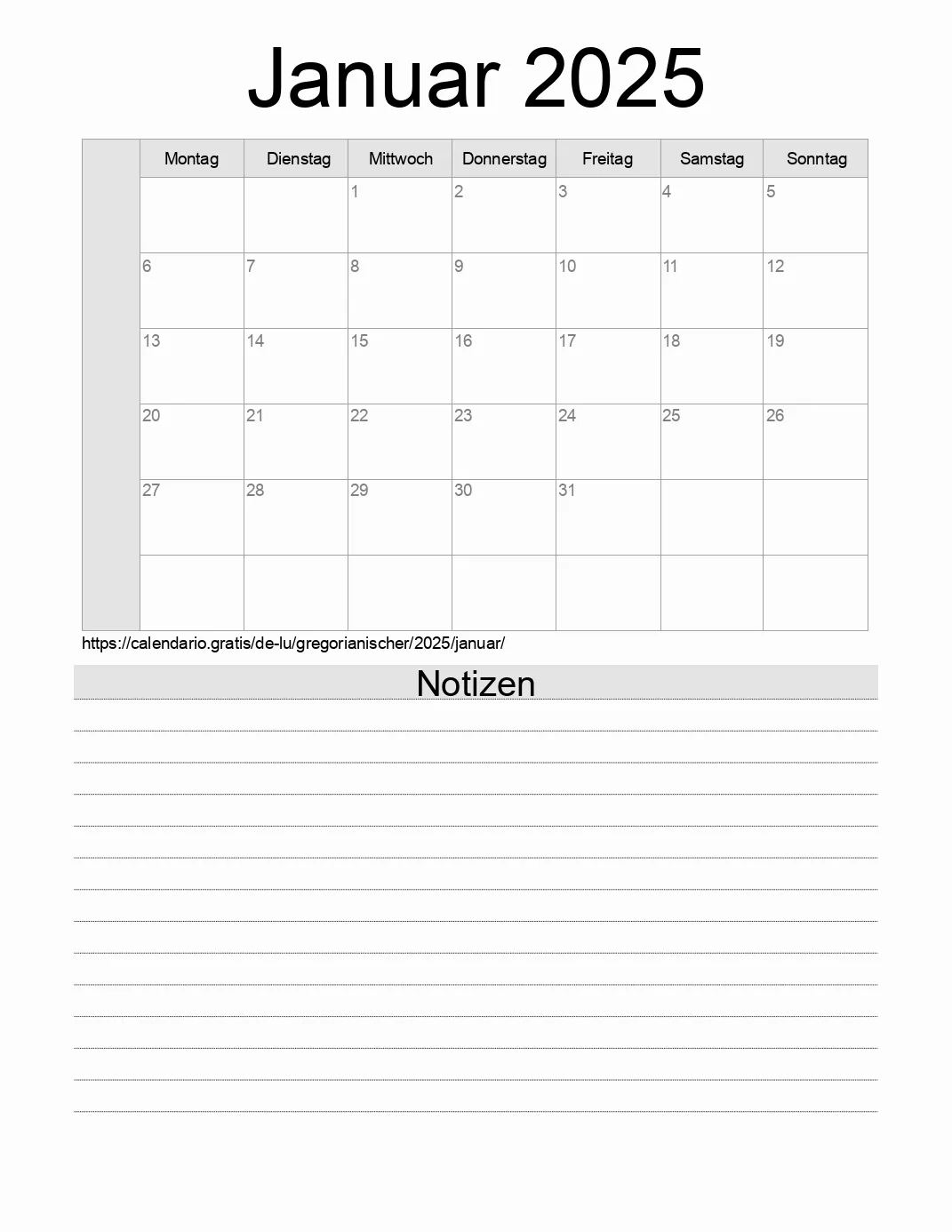 Kalender Januar 2025 Von Luxemburg Auf Deutsch Feiertage Und Mondphase