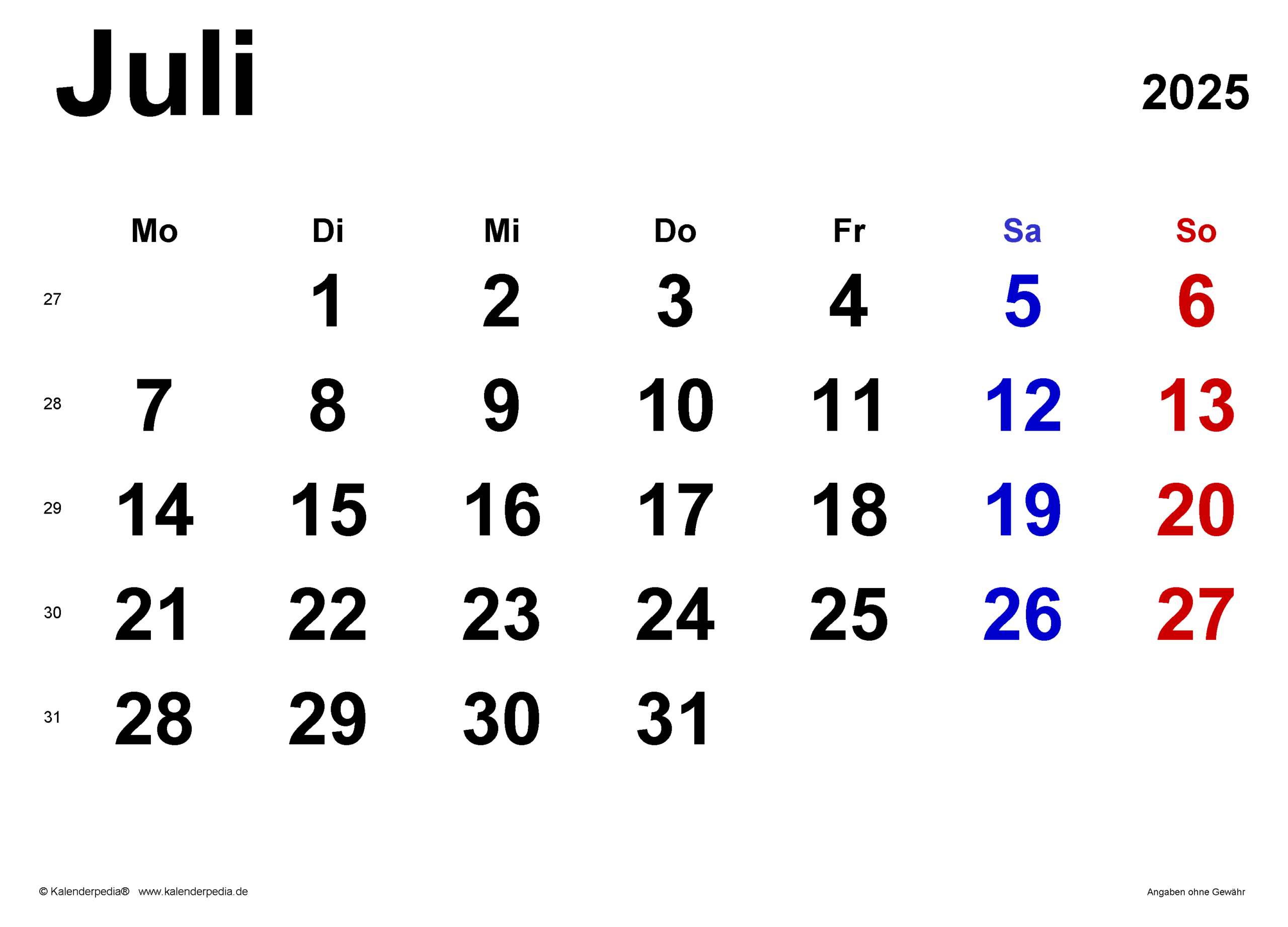 Kalender 20250Drucken Kostenlos