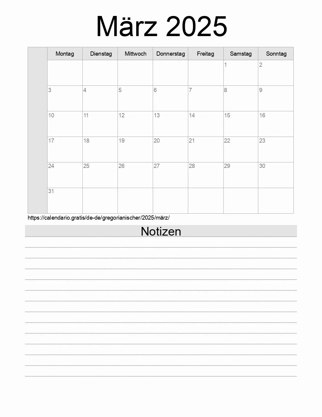 Kalender M rz 2025 Von Deutschland Auf Deutsch Feiertage Und Mondphase