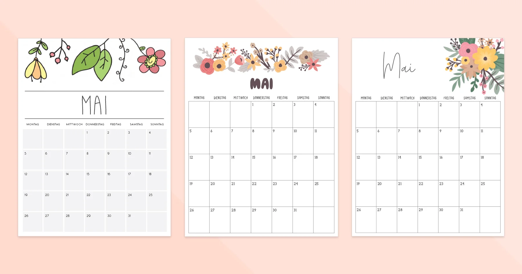 Kalender Mai Zum Ausdrucken
