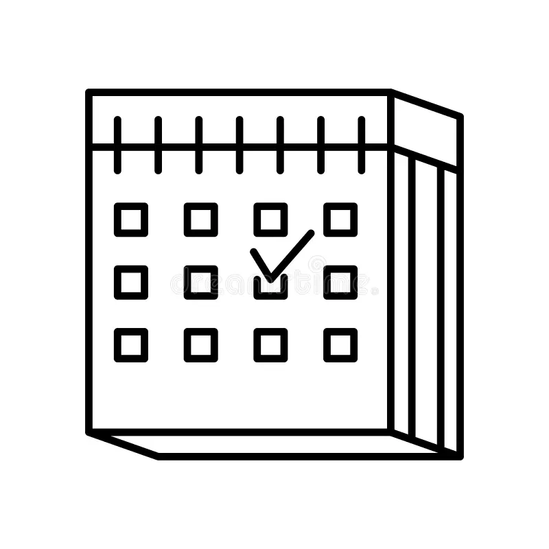 Kalender Med Markerad Viktiga Datum