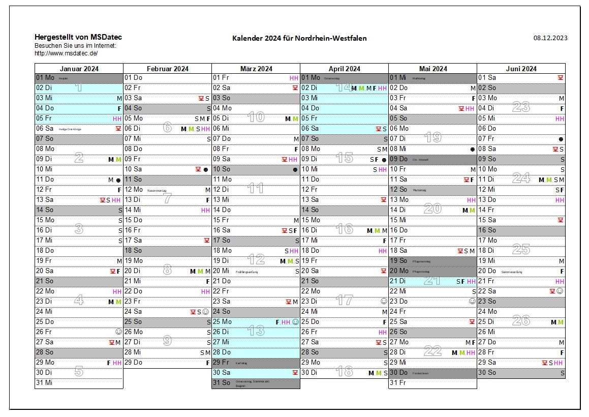 Kalender Mit MS Excel Erstellen