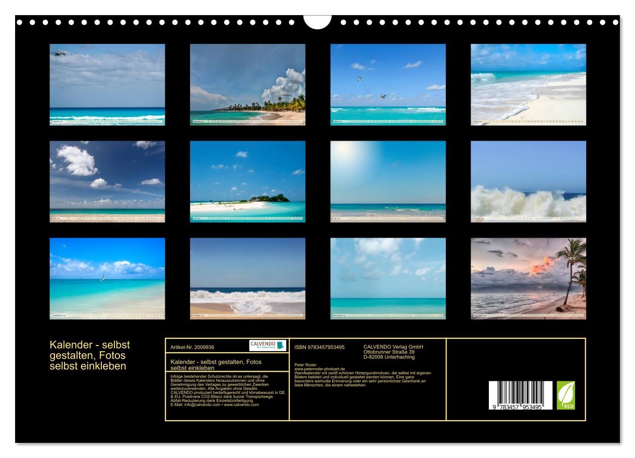Kalender Selbst Gestalten Fotos Selbst Einkleben