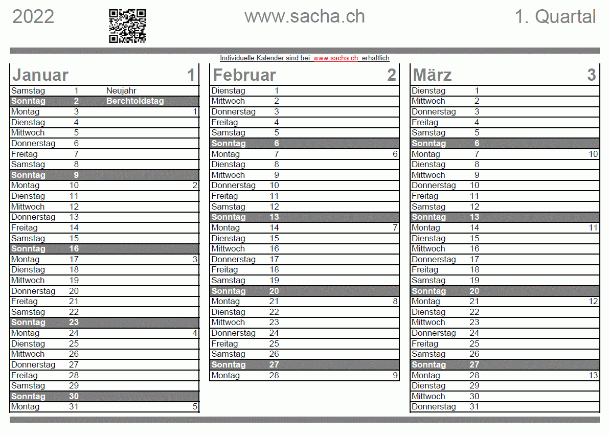 Kalender Zum Ausdrucken 2022 2023 2024