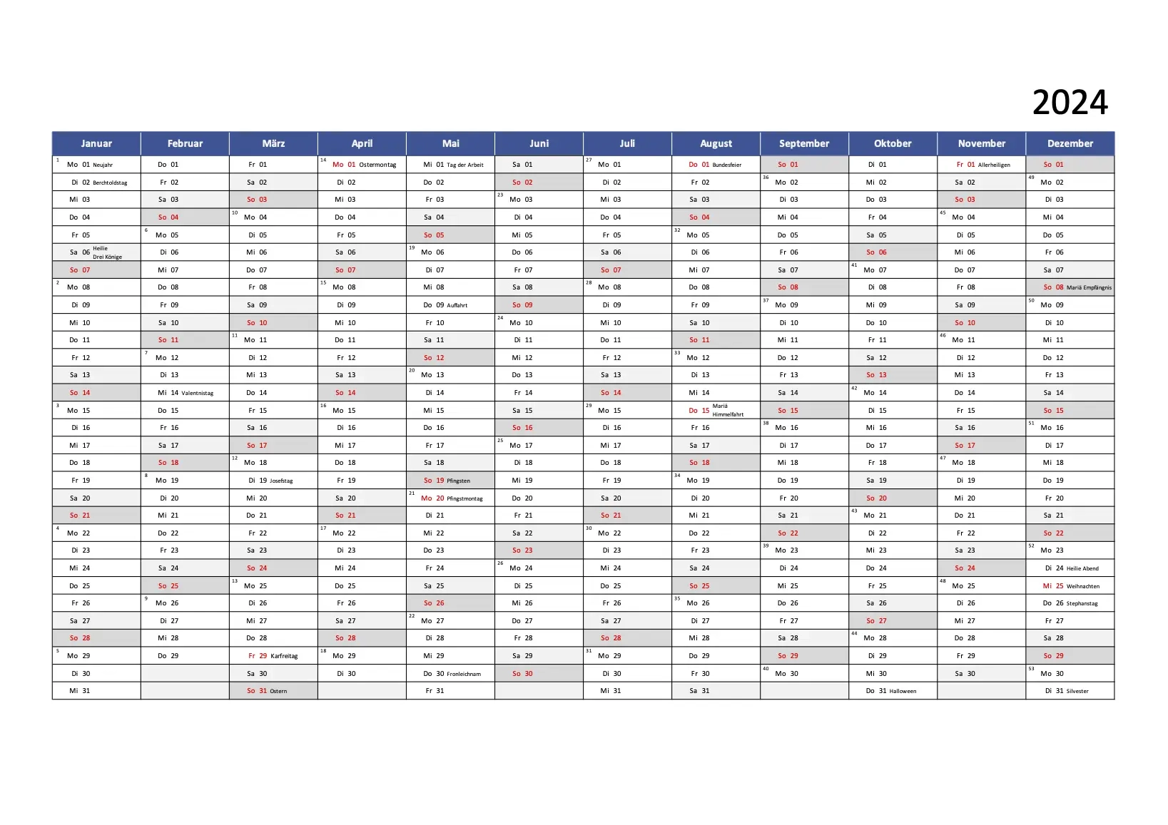Kalender Zum Eintragen Kostenlos