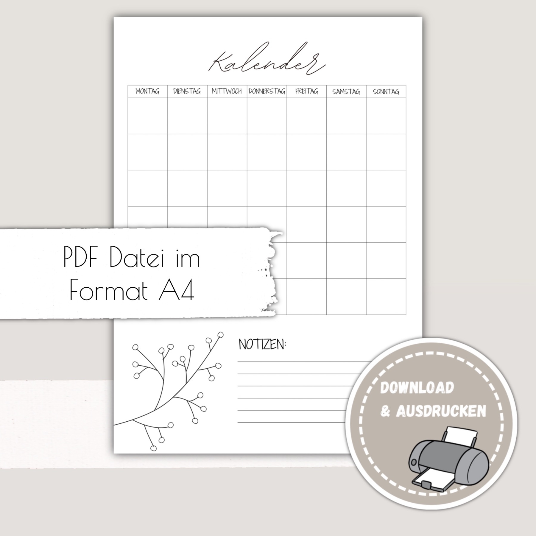 Kalender Zum Ausdrucken Immer W hrender Kalender F r Geburtstage Termine Und Notizen Kalender Ganzj hrig Zum Ausdrucken Kalender Monatsansicht Kaufen
