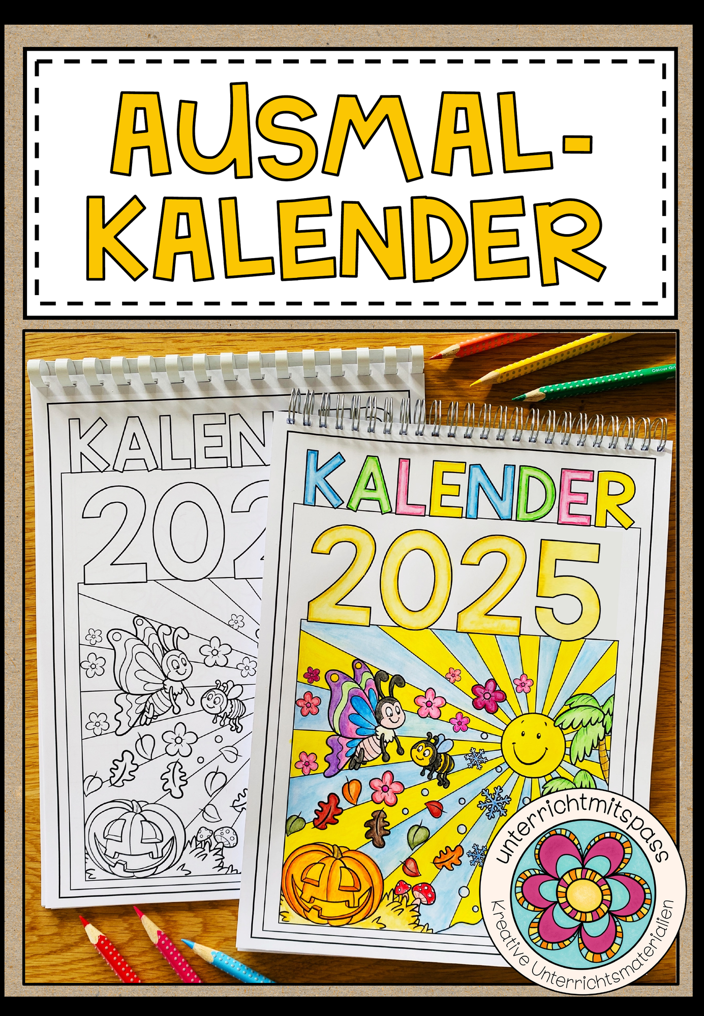 Kalender Januar Zum Ausmalen