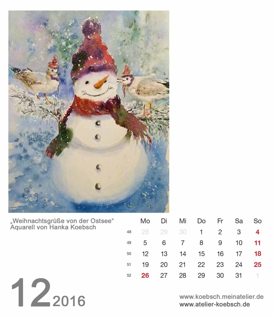 Fotokalender Kinder Dezember