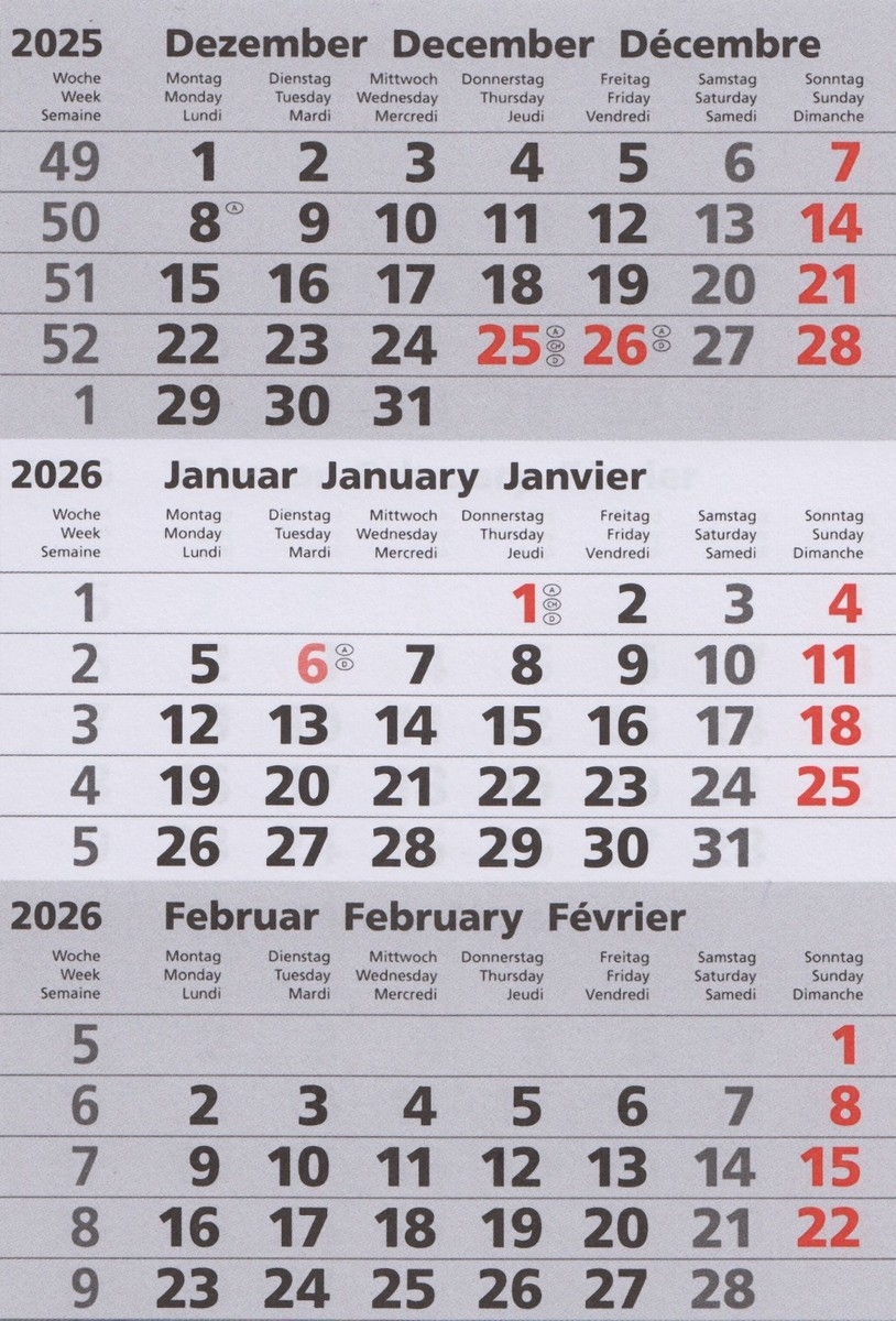 Kalenderblock Magnetisch 2026 Und 2027 F r 3 Monats Tischkalender Edelstahl EBay de