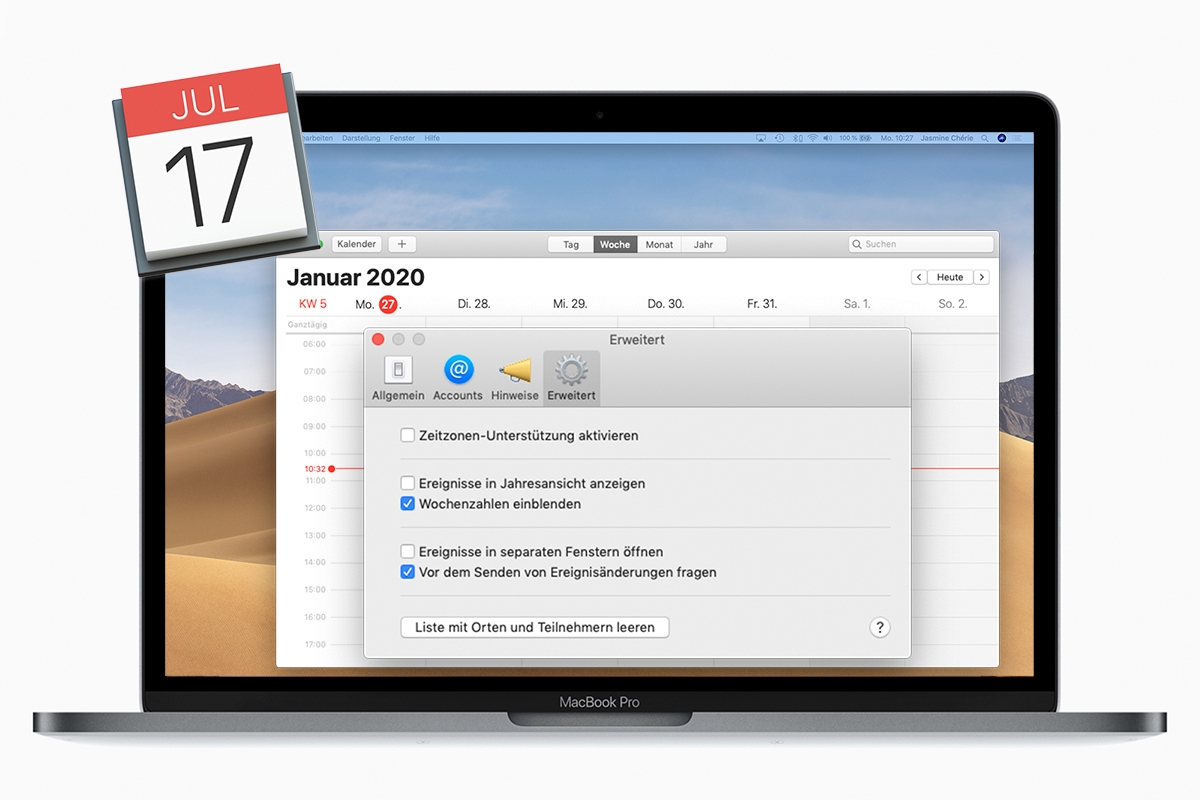 Kalender MIT Kalenderwochen Anzeigen