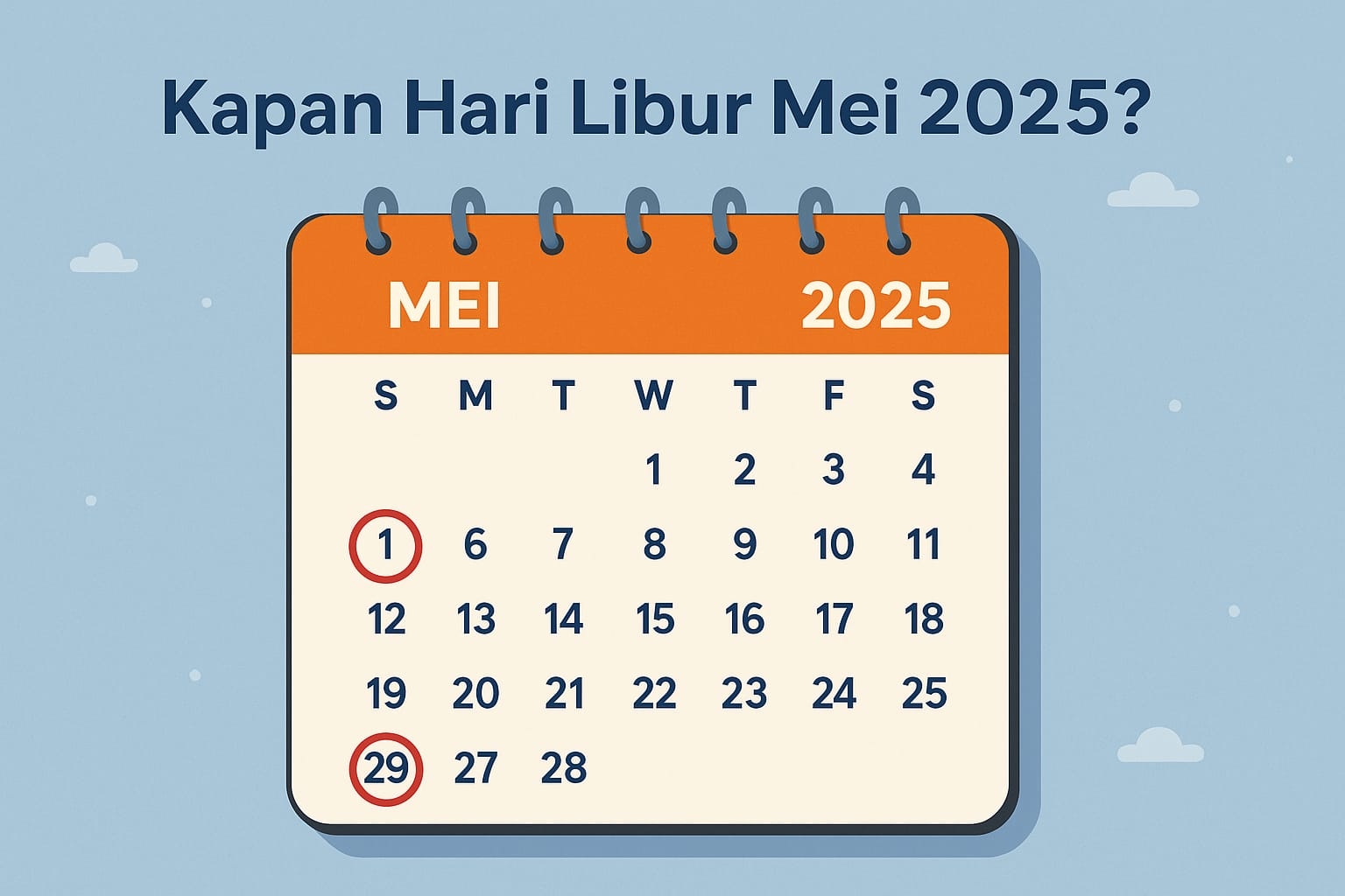 Kalender Bulan Mei