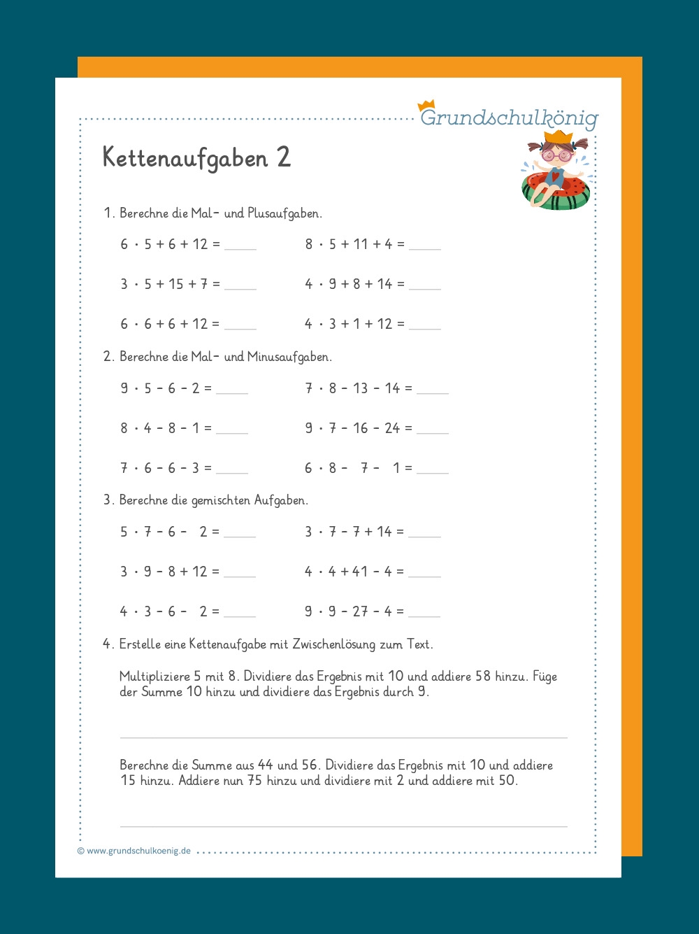 Maleaufgaben Klasse 2 Zum Kostenlos Ausdrucken