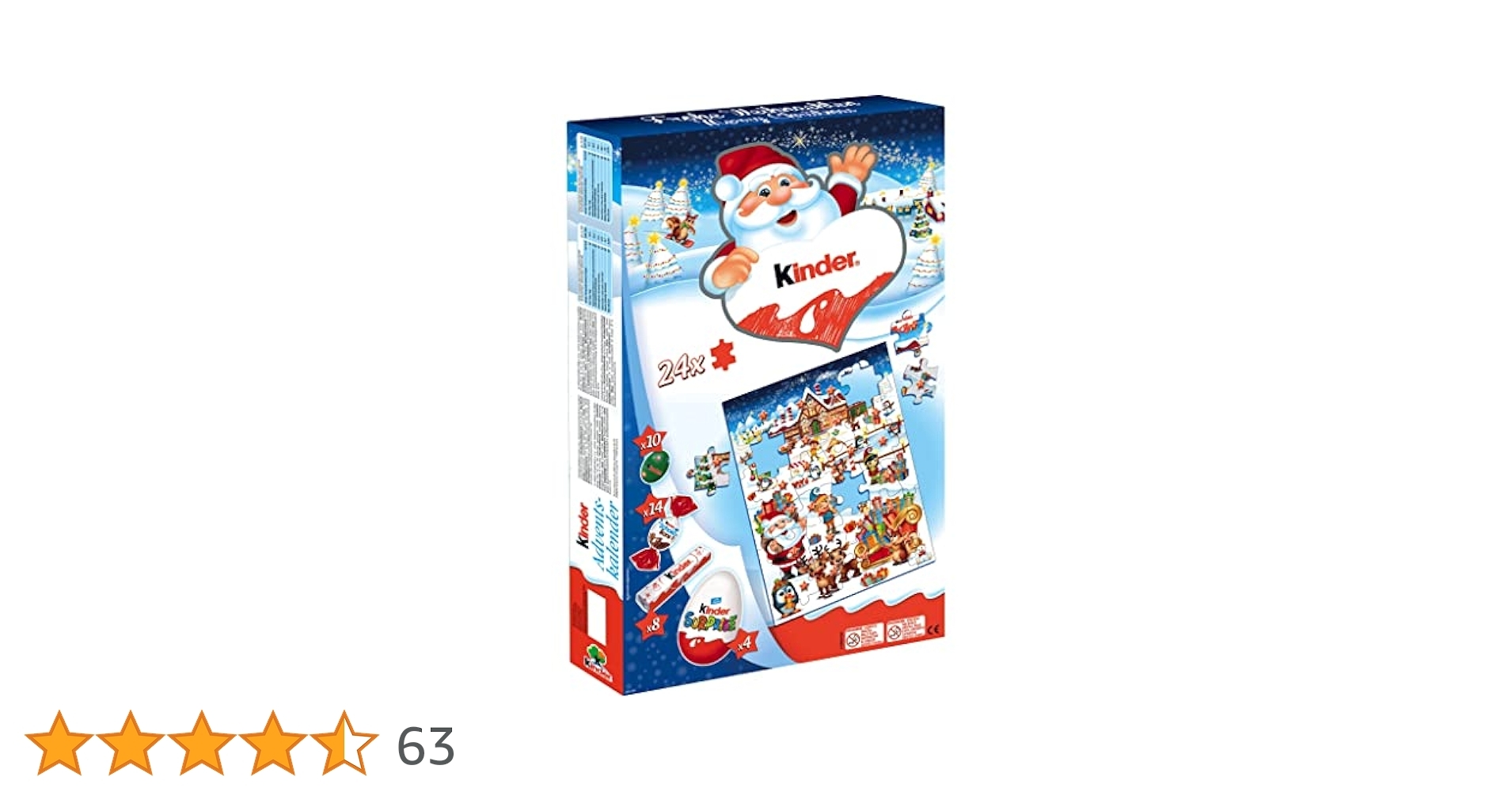 Kinder Afvink Kalender