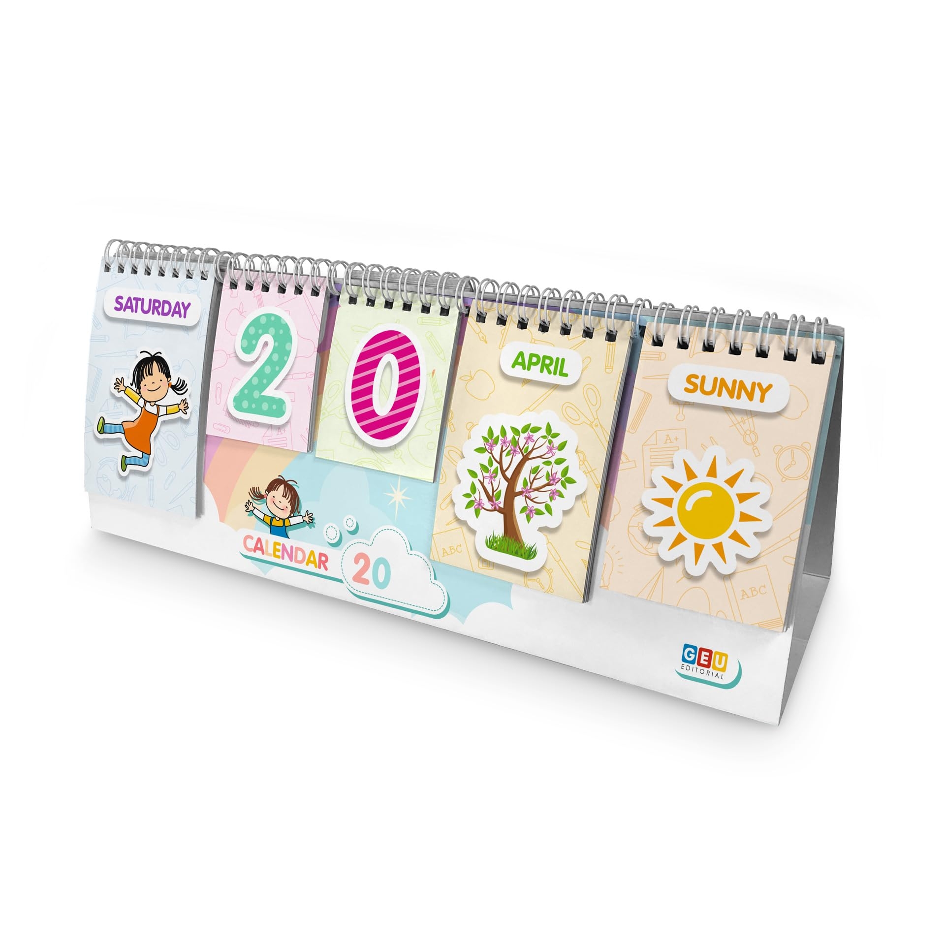 Kinder Kalender Zeitlos Illustrierte Karten Zum Lernen Dem Datum Der Wochentage Monate Jahre Und Jahreszeiten Kombinierbare Wimpern F r Kinder Ab 5 Jahren Englisch Amazon de B robedarf Schreibwaren