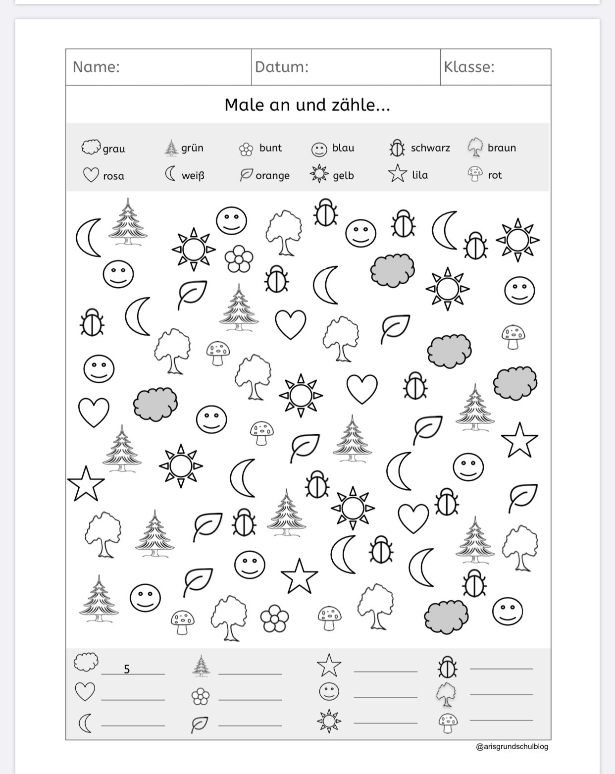 Klasse 1 ArisGrundschulblog