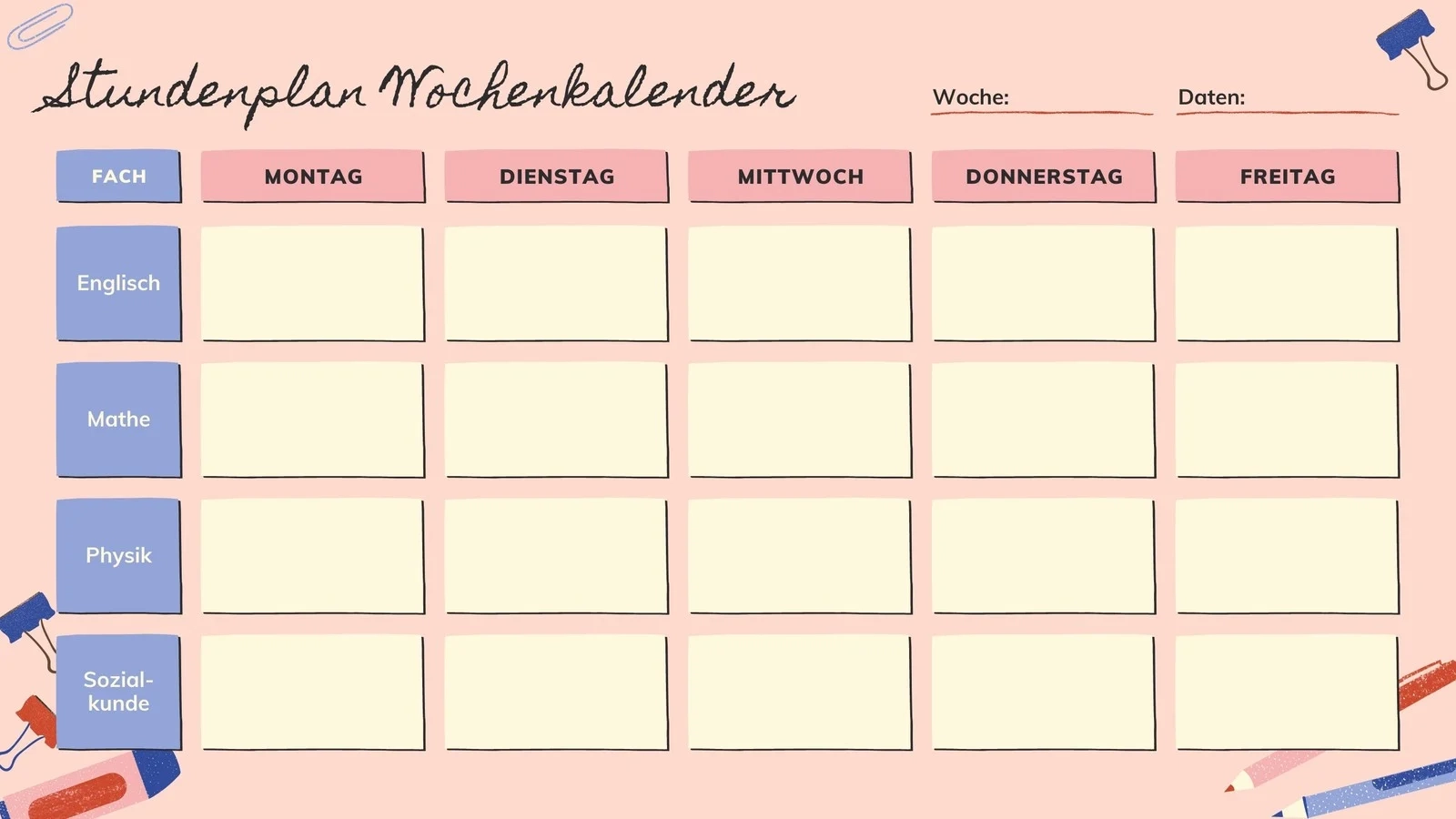 Kalenderwochen Zum Ausdrucken