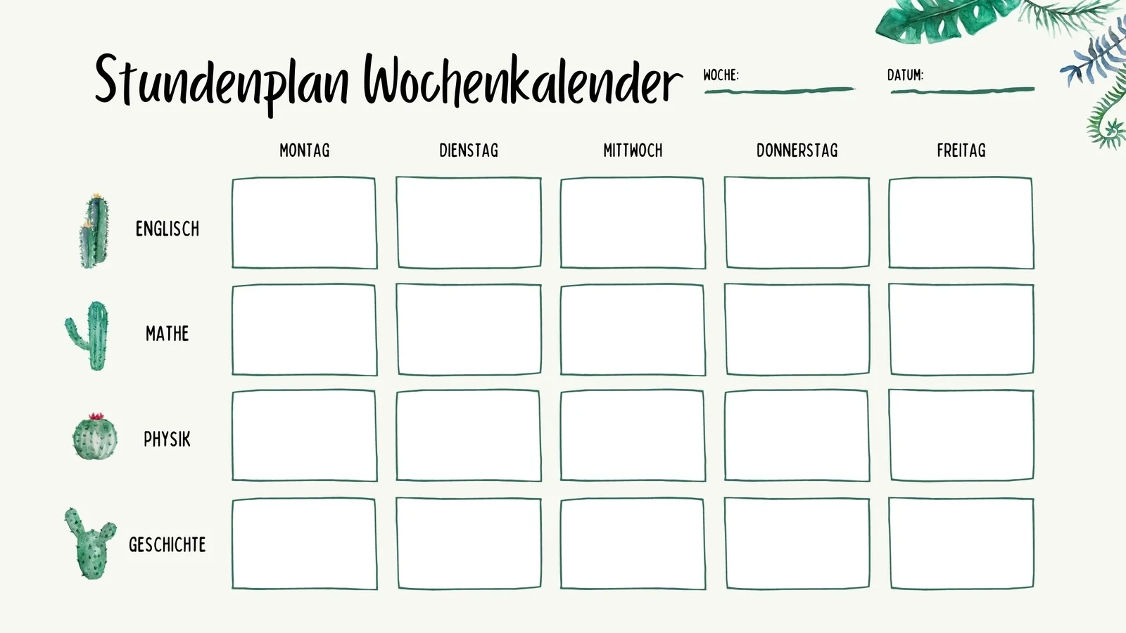 Kostenlos Anpassbare Vorlagen F r Wochenkalender Canva