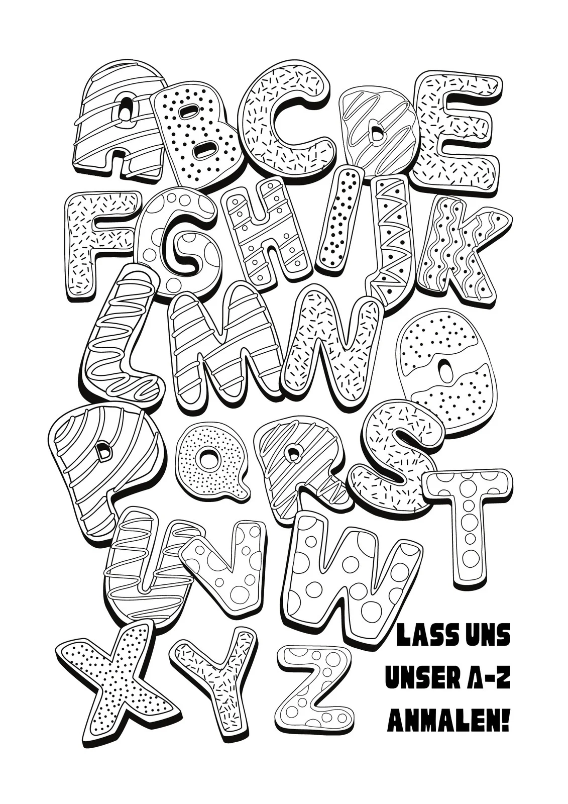Kostenlos Anpassbare Vorlagen Zum Thema Buchstaben Canva