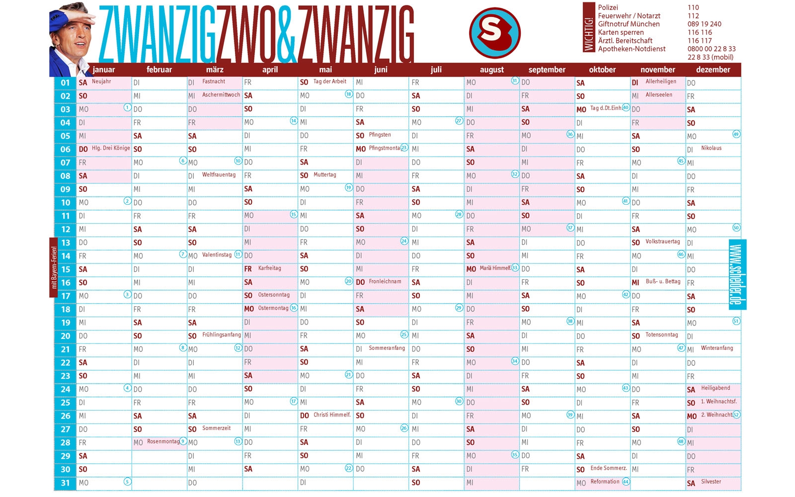 Kostenlos Downloaden SCHEIDER KALENDER 2022 STEFAN SCHEIDER