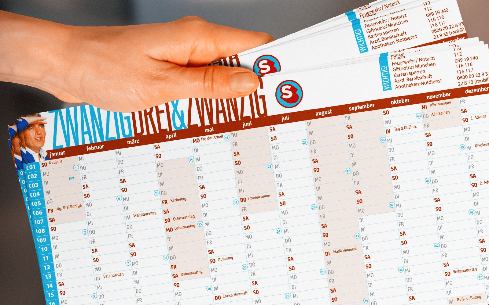 Kalender 2023 Bayern Ausdrucken
