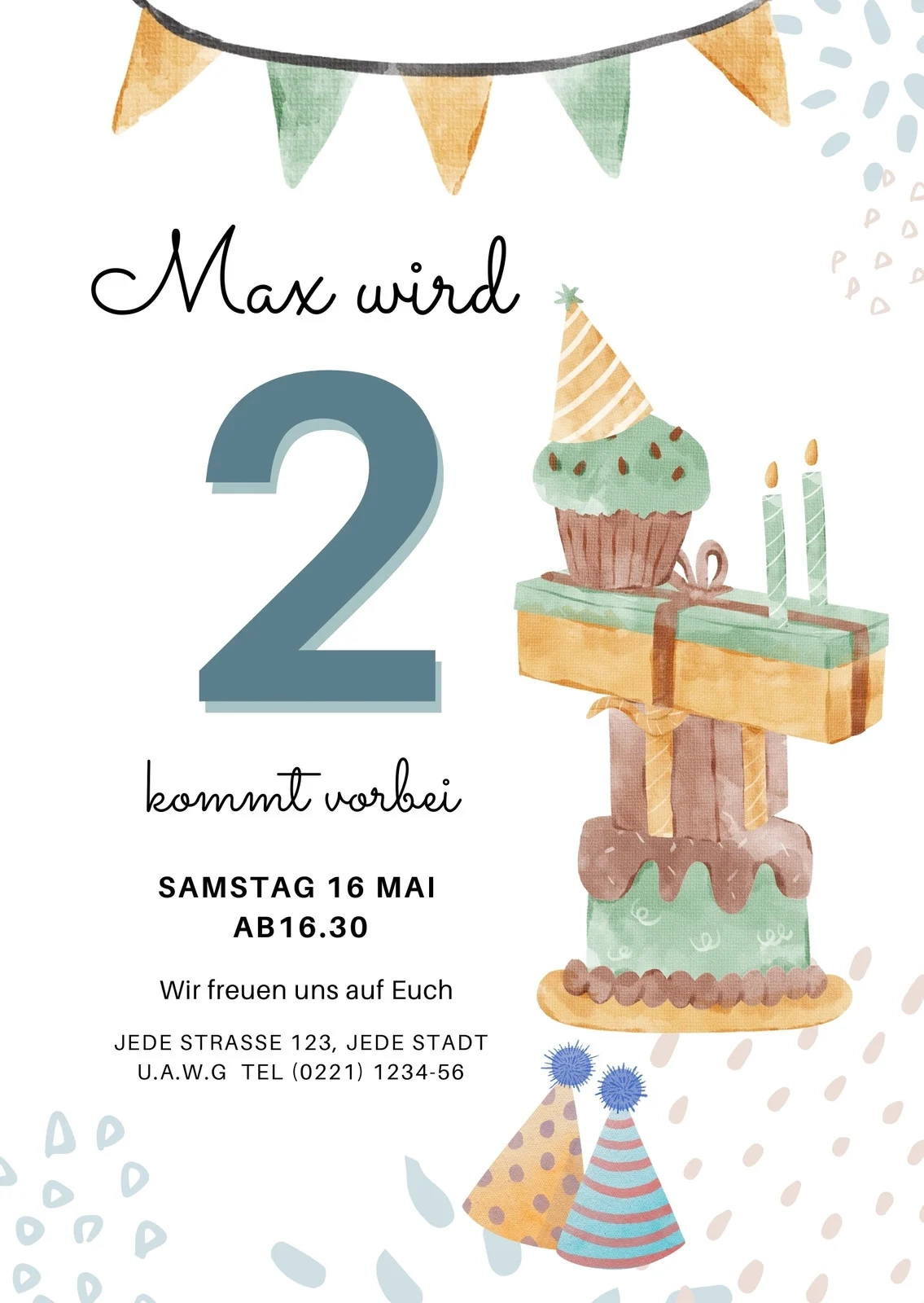 Kostenlose Anpassbare Vorlagen Zum Thema Kindergeburtstag Canva