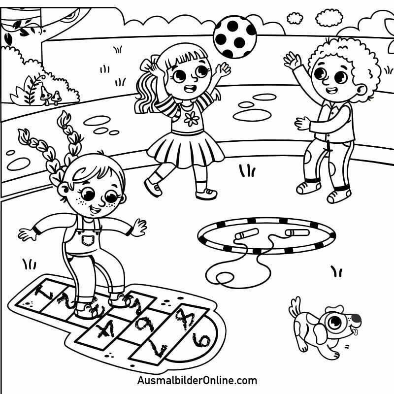 Spielen Zum Ausmalen Kostenlos Drucken