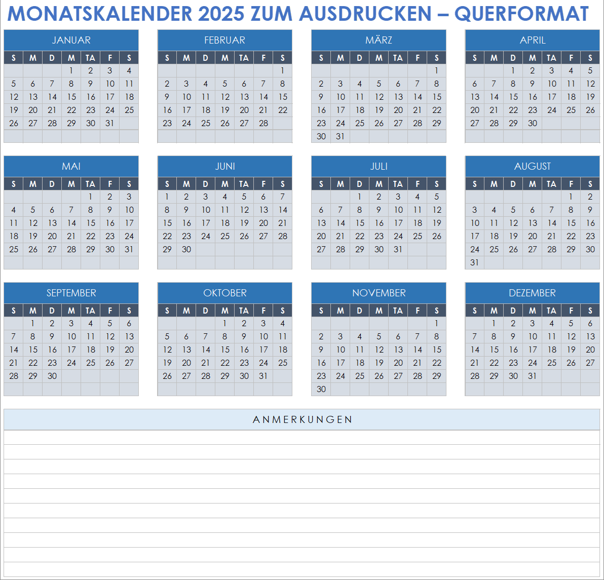 kostenlose excel kalendervorlagen
