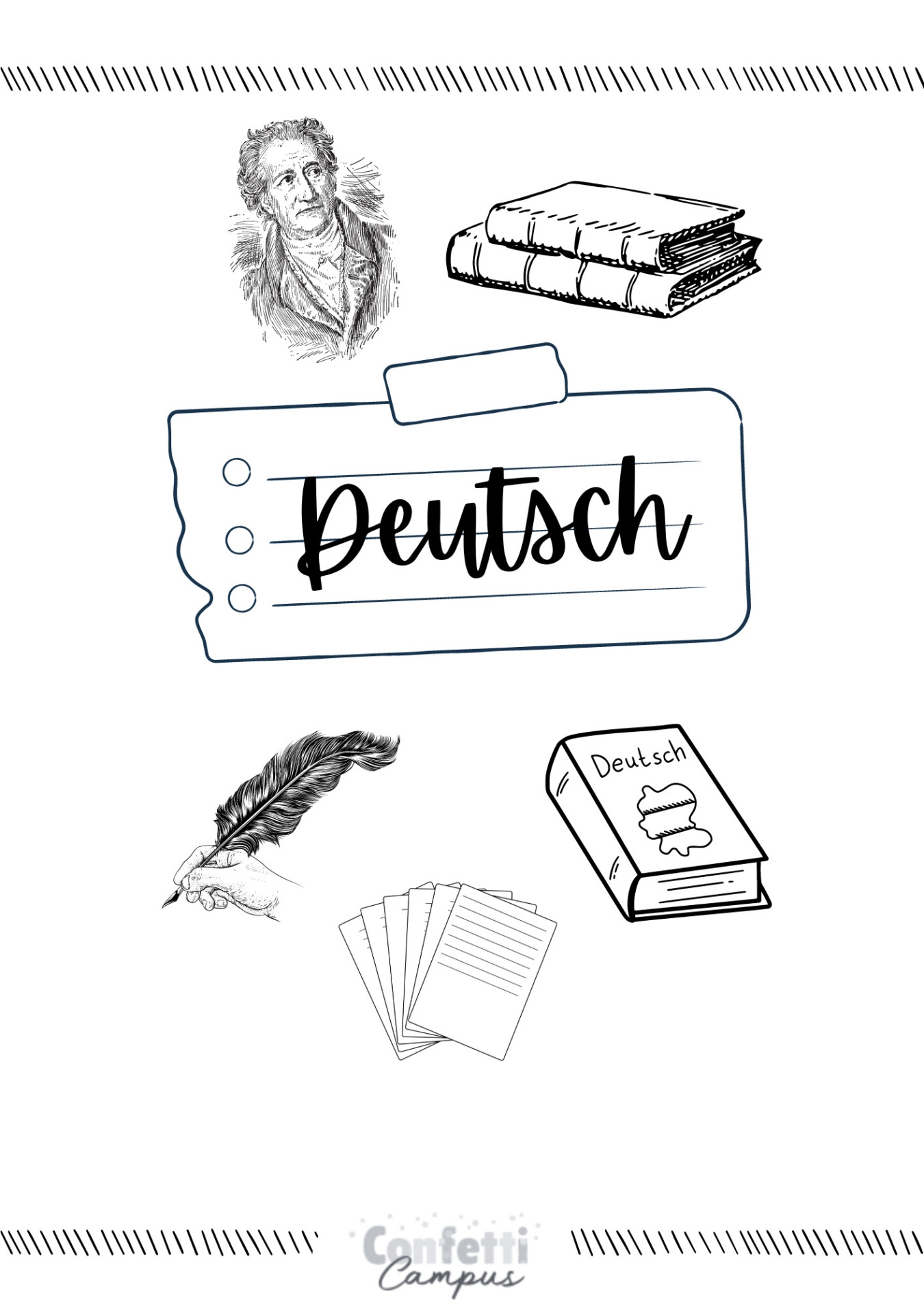 Deckblatt Deutsch Zum Ausdrucken Kostenlos