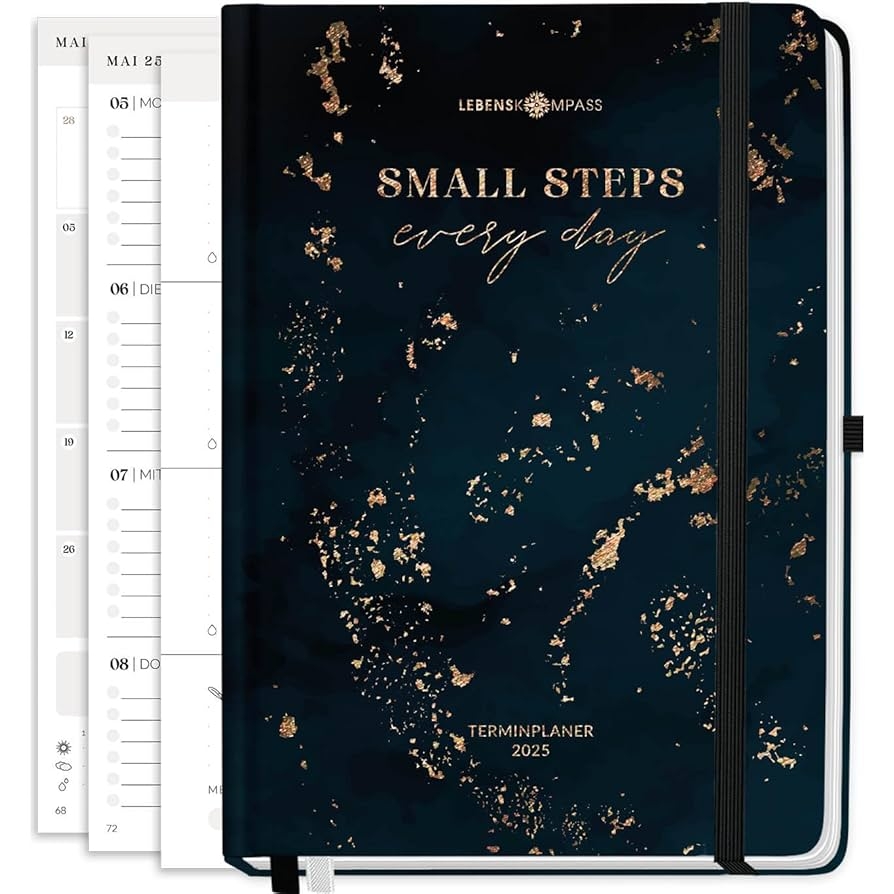 Lebenskompass Kalender 2025 Buchkalender A5 SCHIMMER Sch ner Wochenplaner 2025 Terminkalender 2025 Stabiles Hardcover Mit Edler Folienpr gung Amazon de B robedarf Schreibwaren