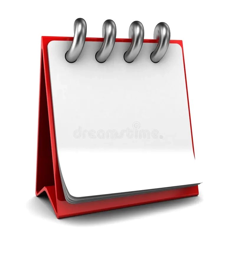 Leerer Kalender Stock Abbildung Illustration Von Zeichen 26488879