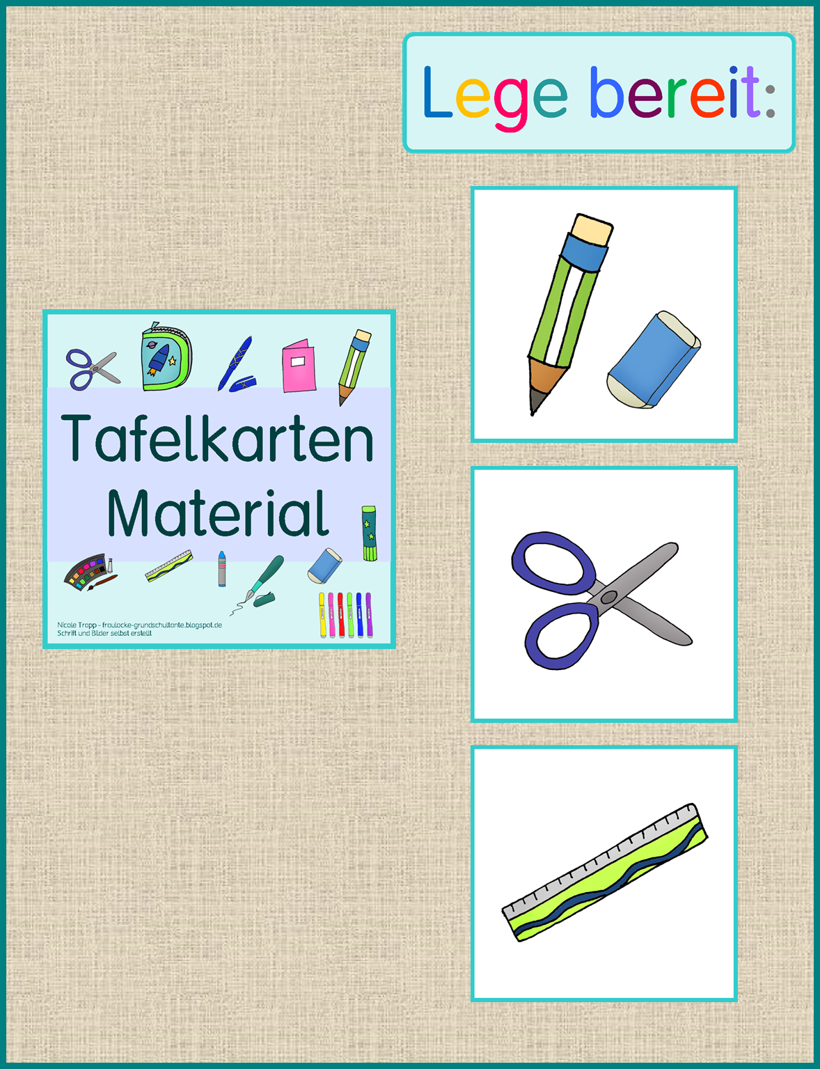Lege Bereit Materialkarten F r Die Tafel Frau Locke Lege Bereit Materialkarten F r Die Tafel Frau Locke