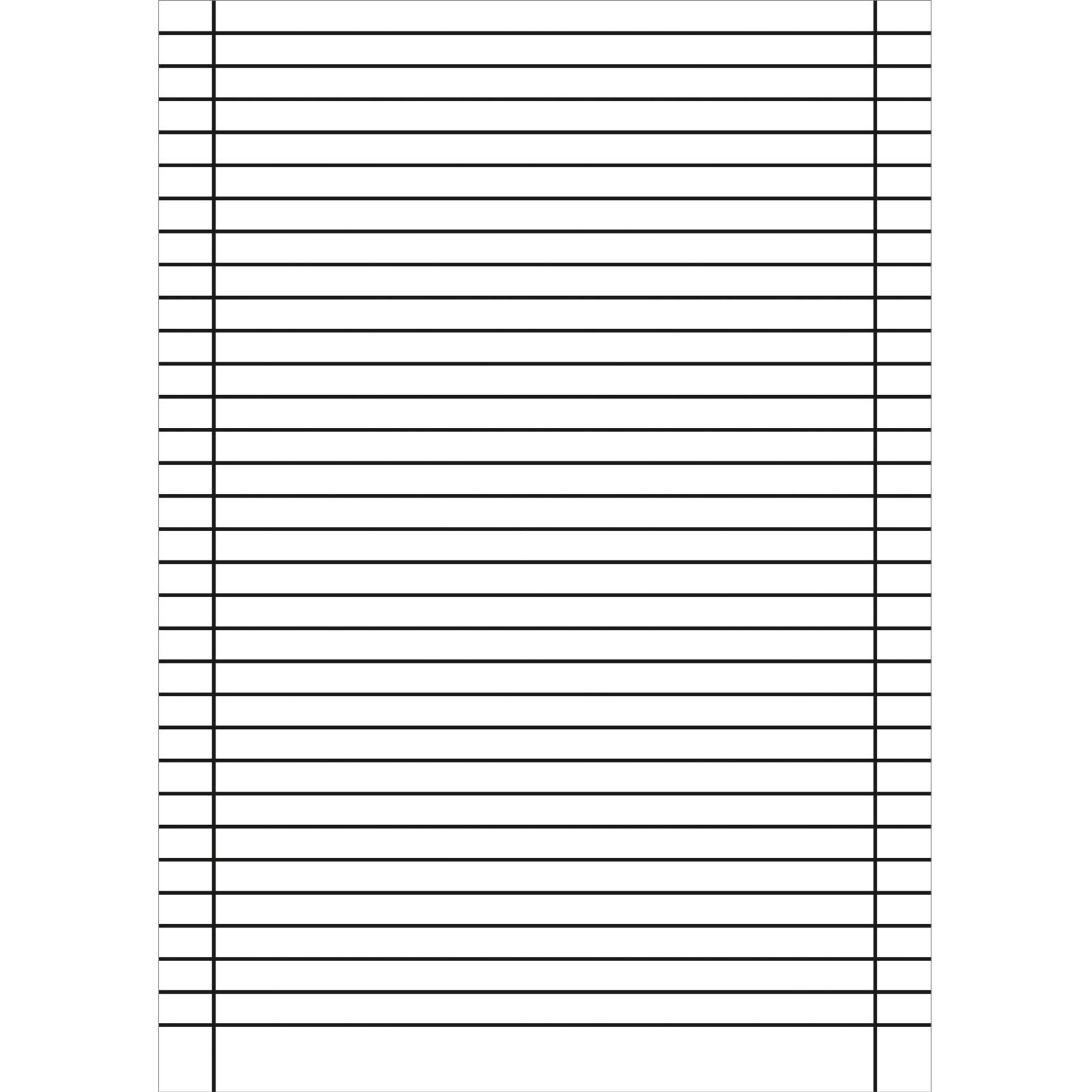 LK95 Linienblatt Liniert kariert Sedulus