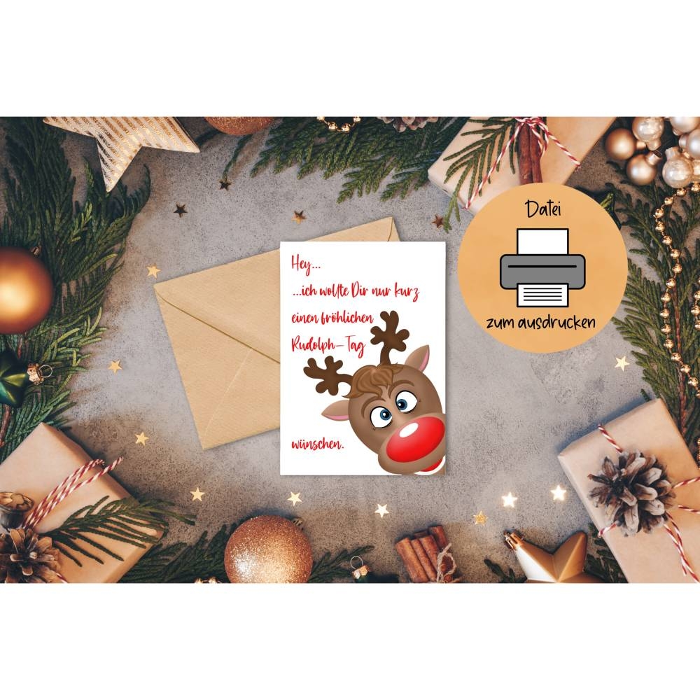 Weihnachtskarte Zum Ausdrucken Kostenlos