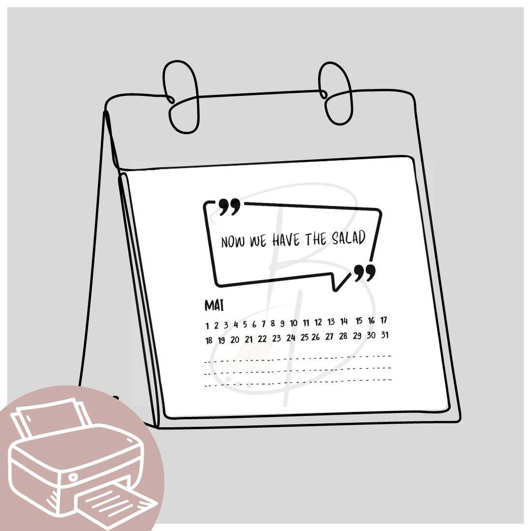 Lustiger Kalender Zum Ausdrucken Denglische Zitate Kaufen