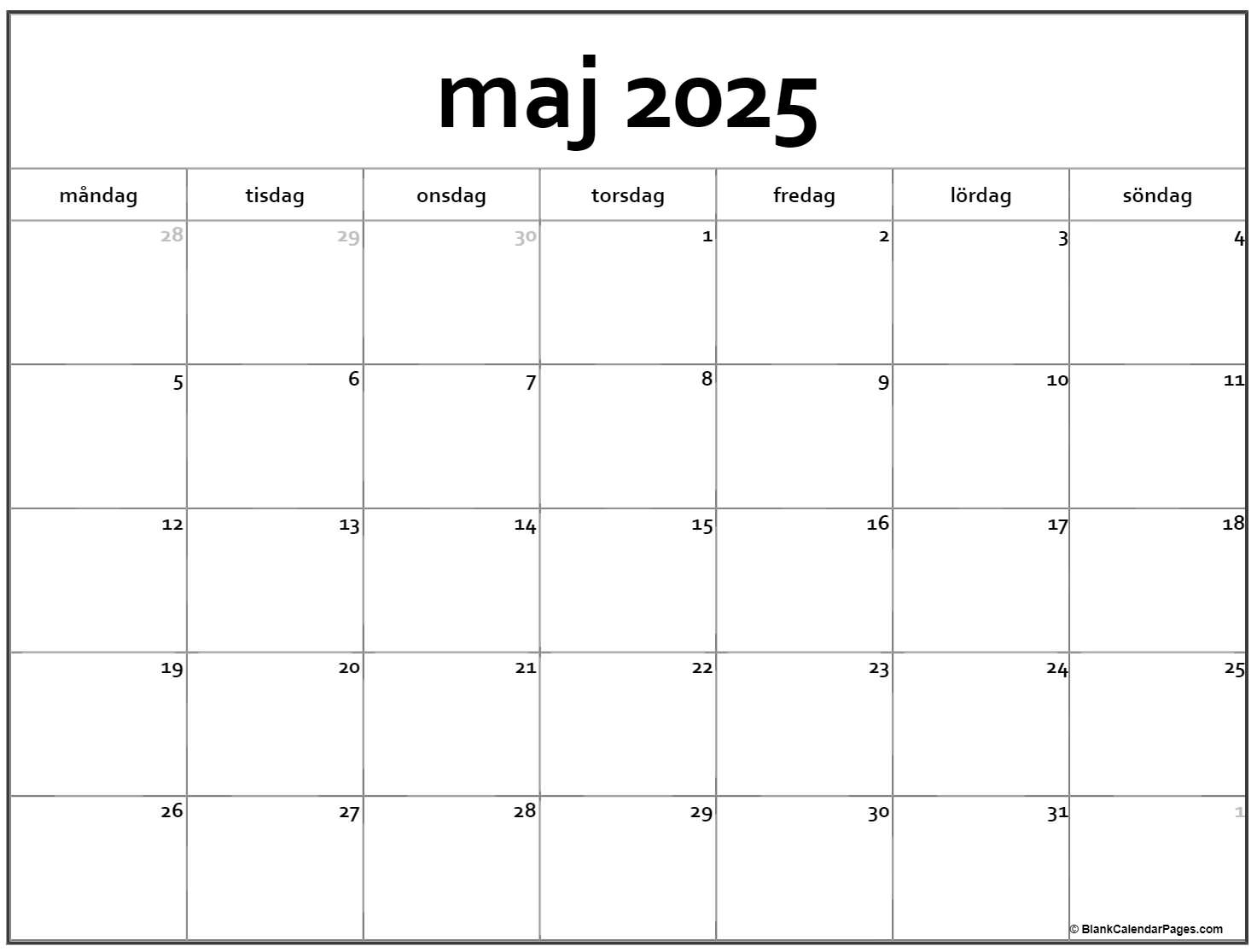 Kalender 2025 Skriva Ut