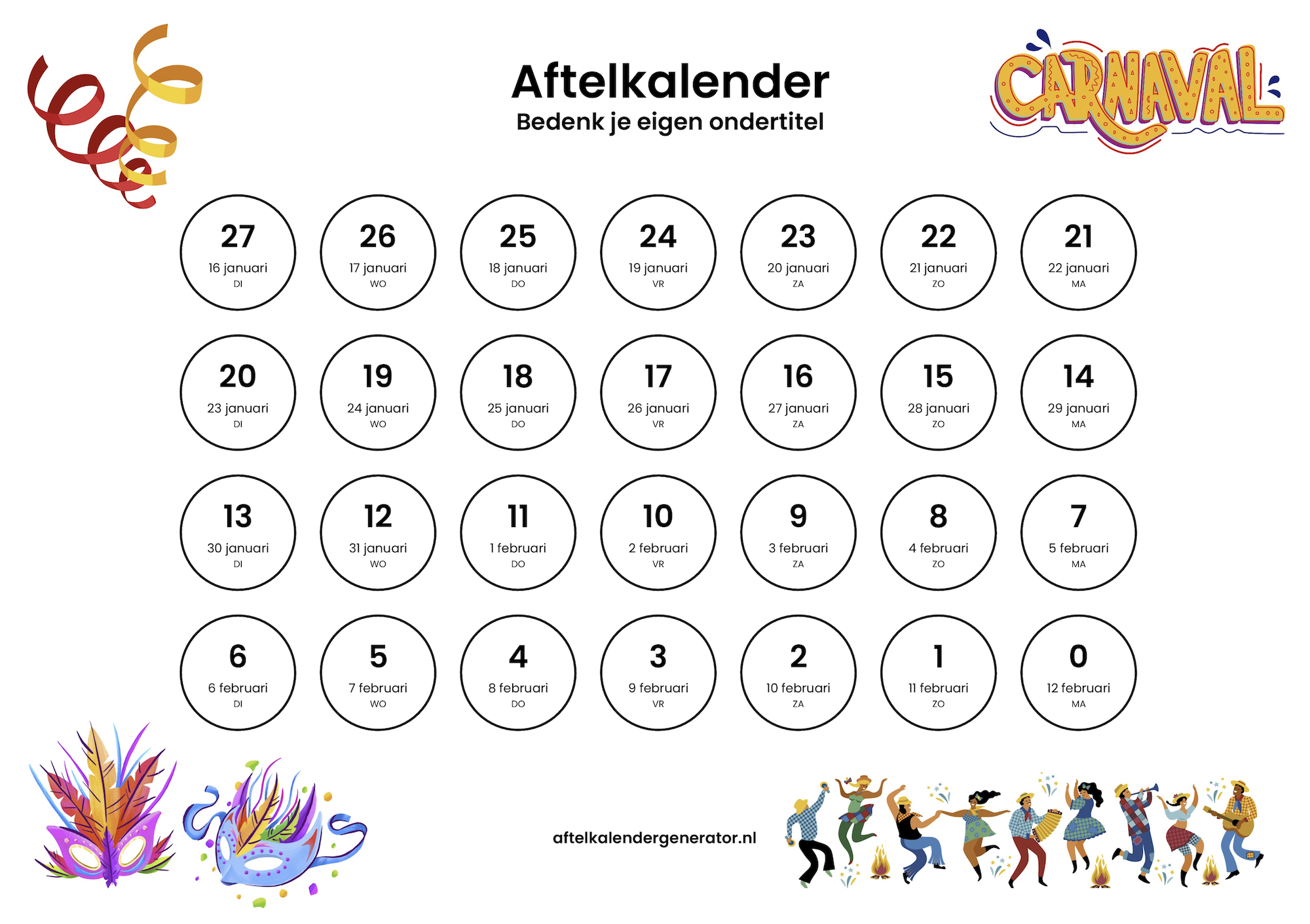 Make A Countdown Calendar Online Free Choose Your Own Theme 