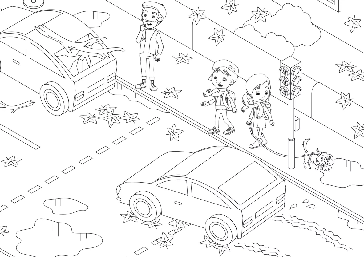 Malvorlagen F r Ihre Kinder Zum Download ADAC Stiftung