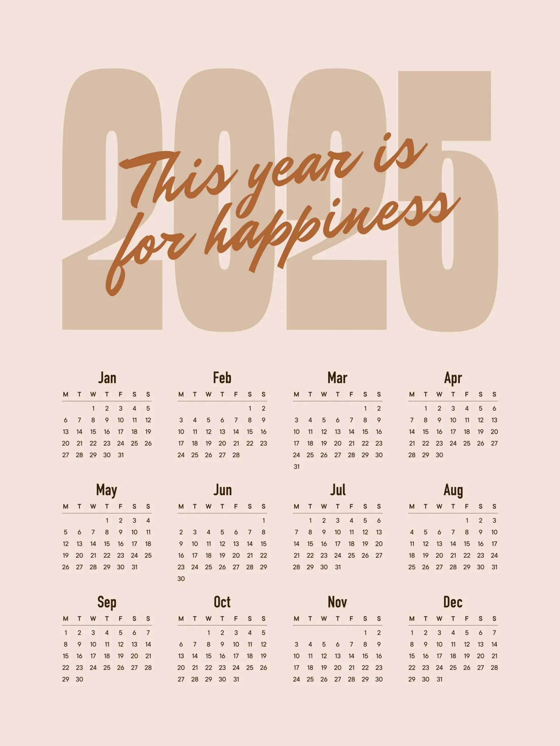 Hintergrund MIT Kalender 2025