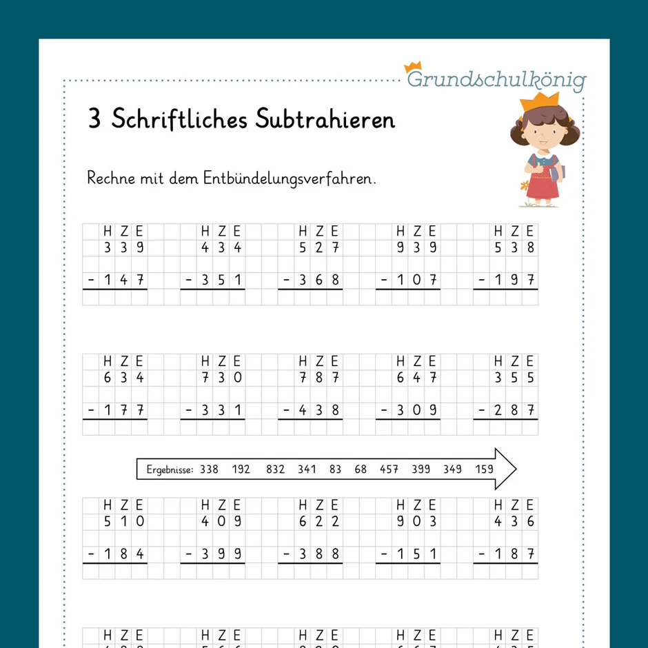 Mathe 3. Klasse Spiele Arbeitsblätter