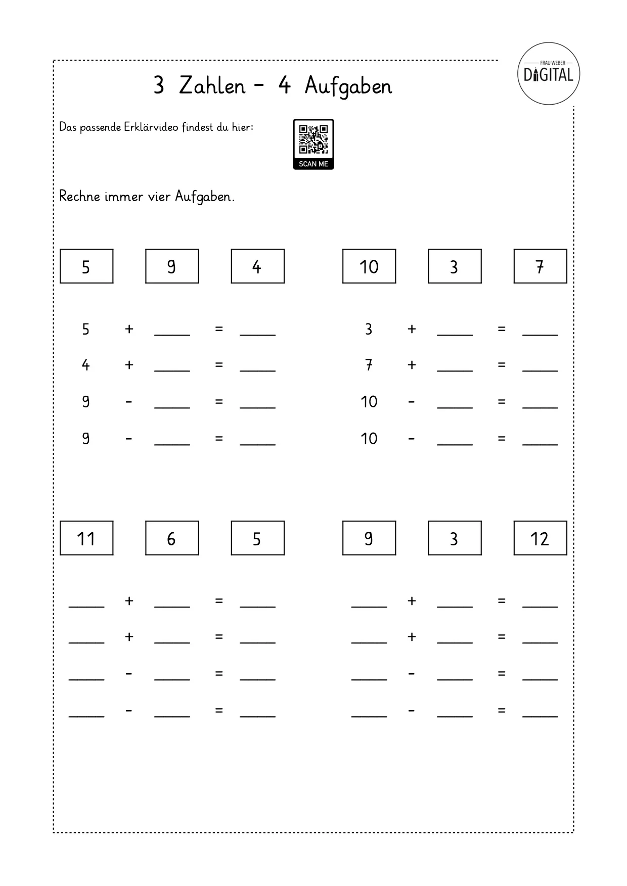 Mathe Klasse 1 Frau Weber Digital