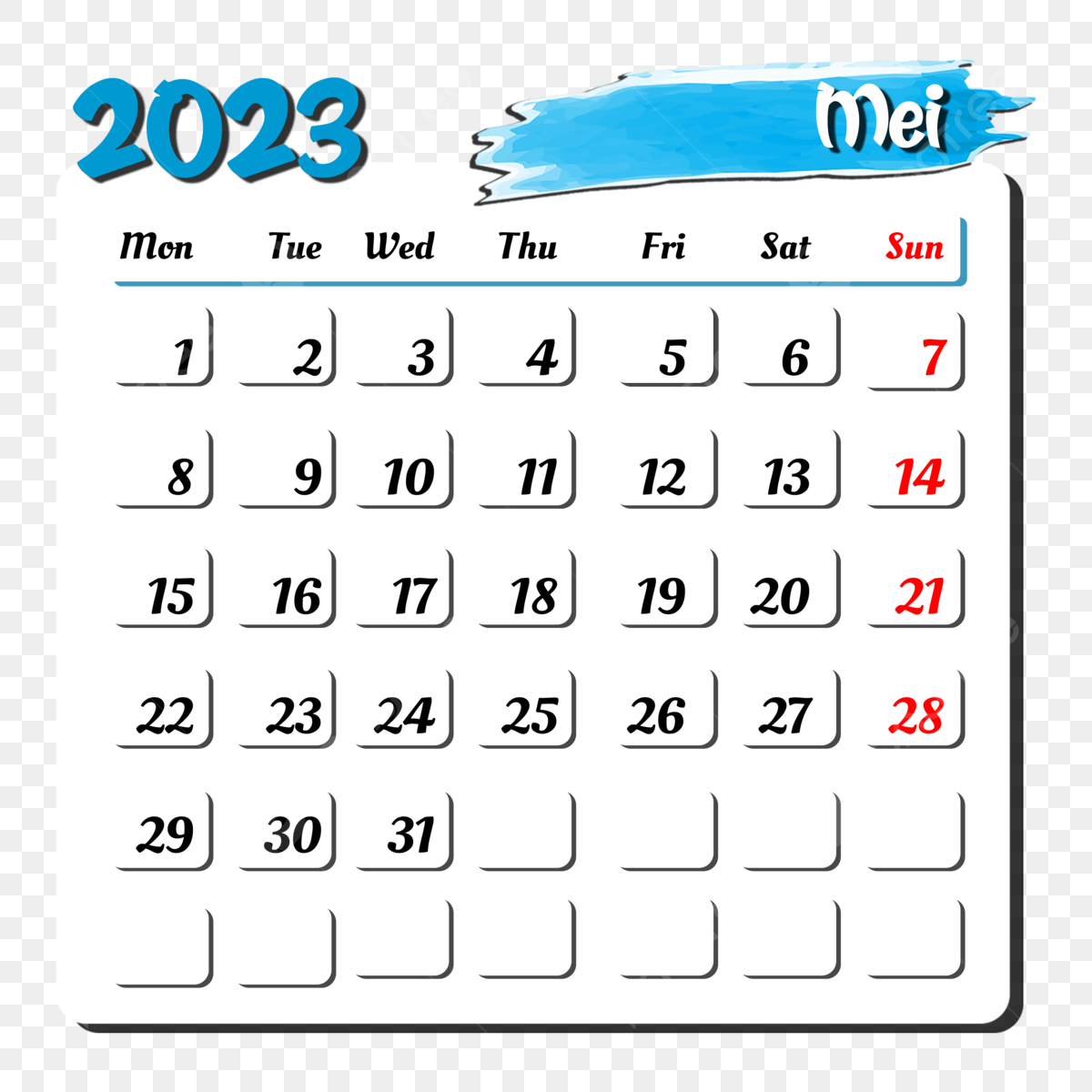 Mei PNG Transparent Kanelder Bulan Mei Mei Kalender Mei Mei 2023 PNG Image For Free Download