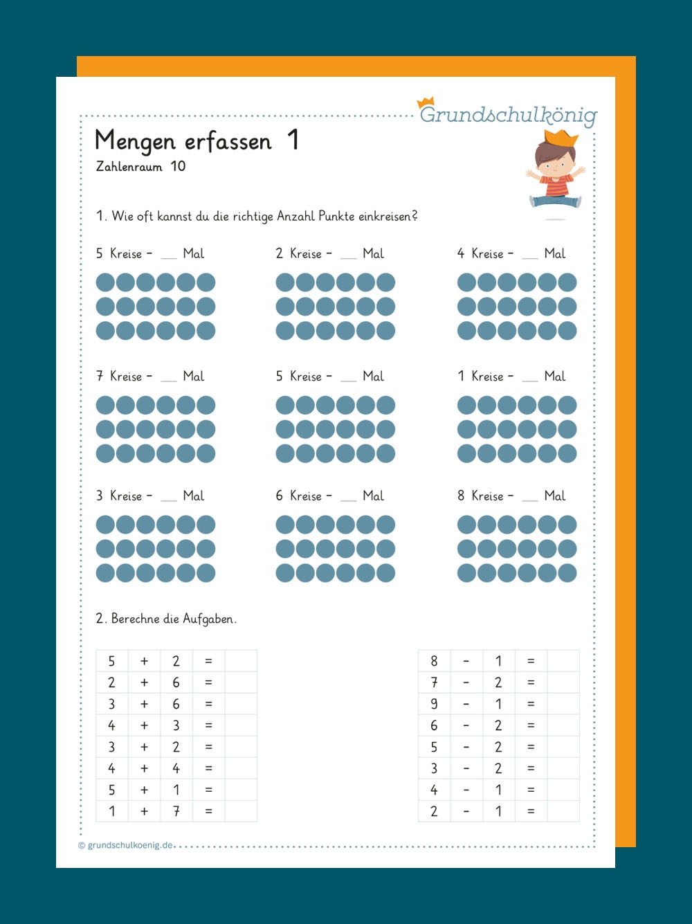 Arbeitsblätter Zu Lernstanderfassungen Klasse 1
