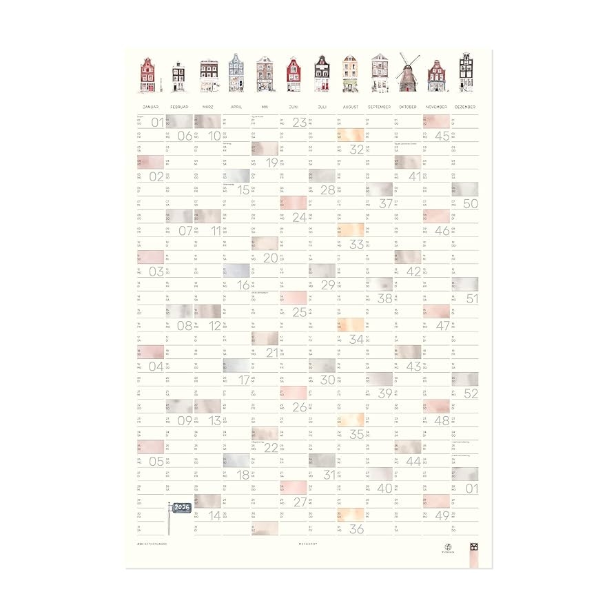 Wandkalender Termin Hochformat