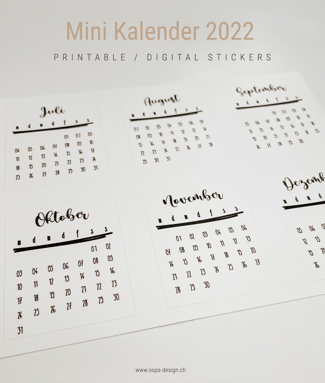 Kalender Ausdrucken Klein